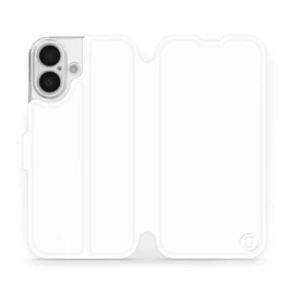 Phone Case Apple iPhone 16 - Design White&Orange