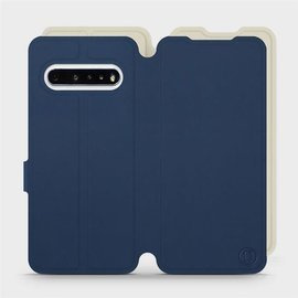 Phone Case LG V60 ThinQ 5G - Design Navy with Platinum