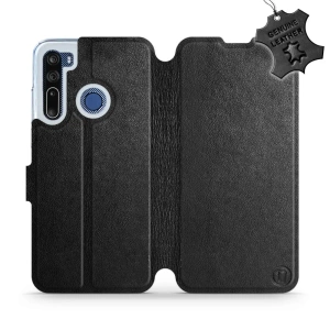 Phone Case HTC Desire 20 Pro - Design Black Leather