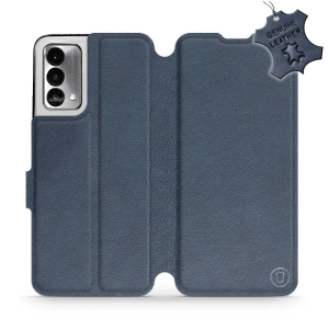 Phone Case Realme GT Master Edition - Design Blue Leather