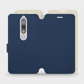 Phone Case Nokia 6.1 - Design Navy with Platinum