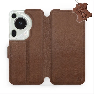 Phone Case Huawei Pura 70 Ultra - Design Brown Leather