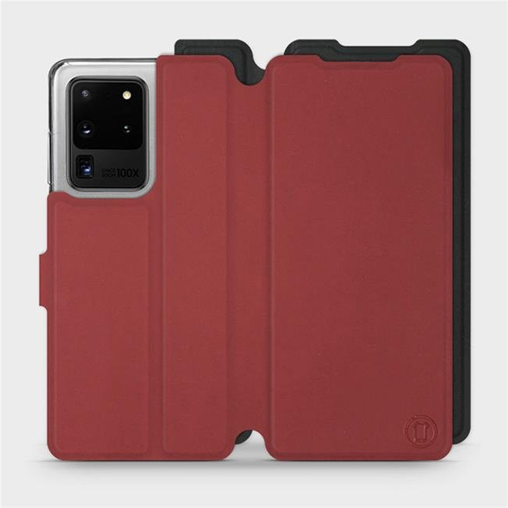 Etui Soft Touch do Samsung Galaxy S20 Ultra - wzór Zachodząca czerwień z czernią