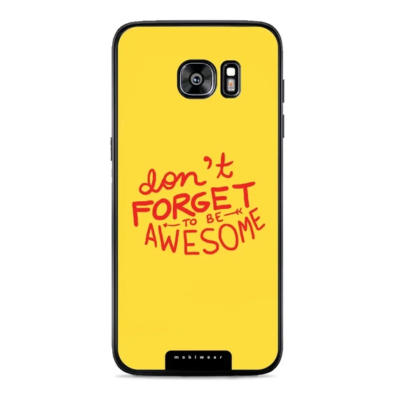 Phone Glossy Case Samsung Galaxy S7 Edge - Design G076G