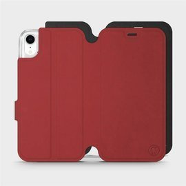 Phone Case Apple iPhone XR - Design Dark Red with Black