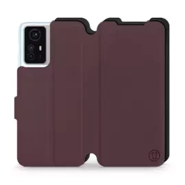 Phone Case Xiaomi Redmi Note 12S - Design Burgundy with Black