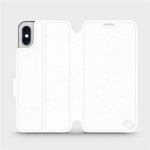 Phone Case Apple iPhone XS - Design White&Orange