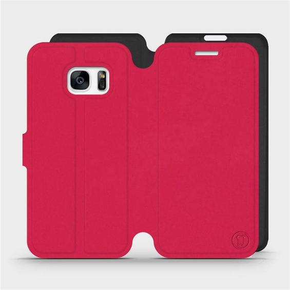 Phone Case Samsung Galaxy S7 - Design Red with Black