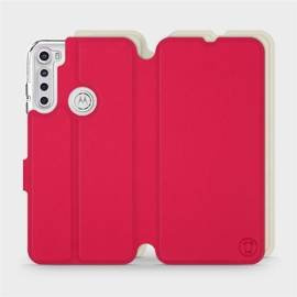 Phone Case Motorola One Fusion Plus - Design Red with Platinum