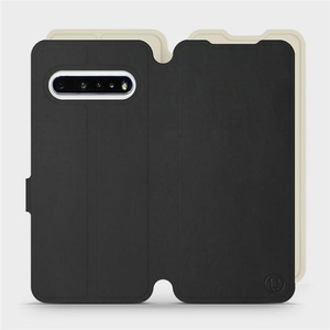 Hülle für LG V60 ThinQ 5G - Farbe Schwarz mit Platin