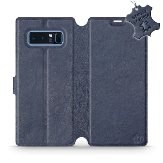 Hülle für Samsung Galaxy Note 8 - Farbe Blue Leather