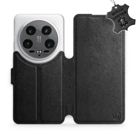 Phone Case Xiaomi 14 Ultra 5G - Design Black Leather