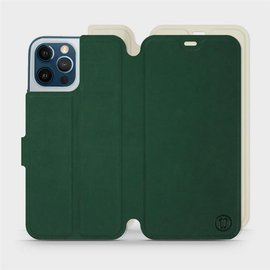Phone Case Apple iPhone 12 Pro Max - Design Green with Platinum