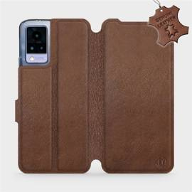 Phone Case Vivo V21 5G - Design Brown Leather