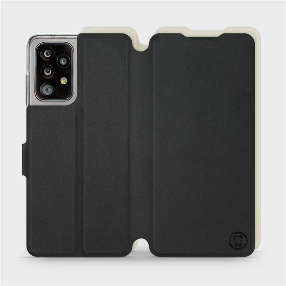 Phone Case Samsung Galaxy A52S 5G - Design Black with Platinum