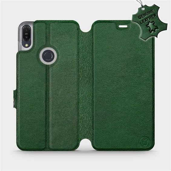 Phone Case Asus Zenfone Max Pro M1 ZB602KL - Design Green Leather