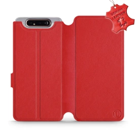 Hülle für Samsung Galaxy A80 - Farbe Red Leather