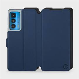 Phone Case Motorola Edge 20 Pro - Design Navy with Black
