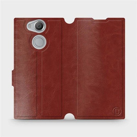 Phone Case Sony Xperia XA2 - Design Brown&Orange