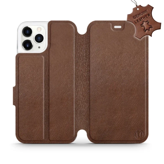 Phone Case Apple iPhone 11 Pro - Design Brown Leather