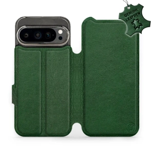 Phone Case Google Pixel 9 Pro - Design Green Leather