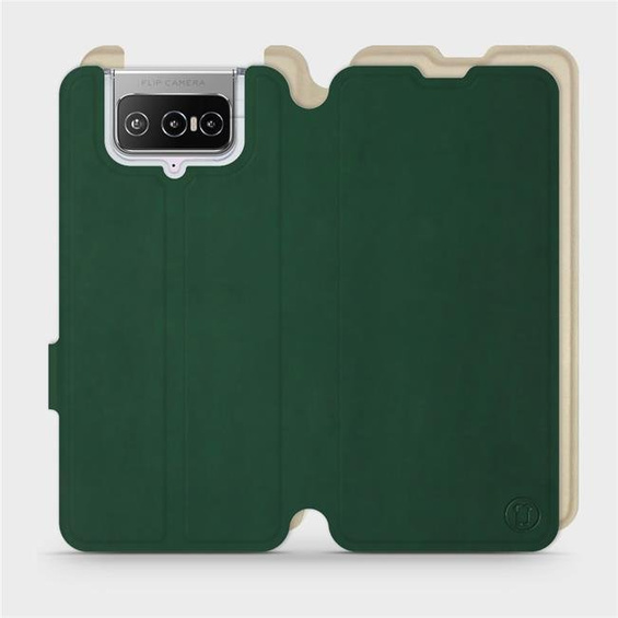 Phone Case Asus Zenfone 7 ZS670KS - Design Green with Platinum