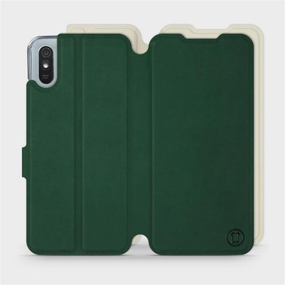 Phone Case Xiaomi Redmi 9A - Design Green with Platinum