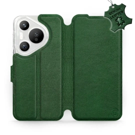 Phone Case Huawei Pura 70 - Design Green Leather
