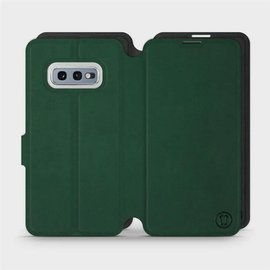 Hülle für Samsung Galaxy S10e - Farbe Grün mit Schwarz