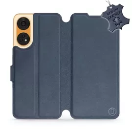 Phone Case OPPO Reno 8T 5G - Design Blue Leather