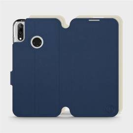 Phone Case Huawei Y7 2019 - Design Navy with Platinum
