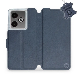 Phone Case Realme GT 7T - Design Blue Leather