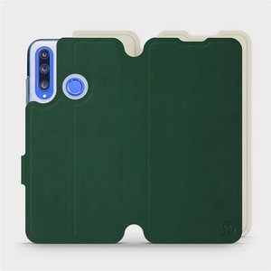 Hülle für Huawei Honor 20 Lite - Farbe Grün mit Platin