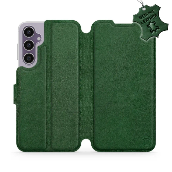 Hülle für Samsung Galaxy S23 FE - Farbe Green Leather