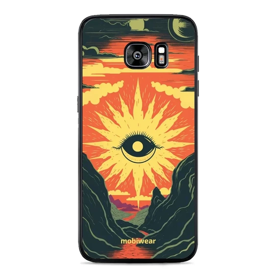 Phone Glossy Case Samsung Galaxy S7 Edge - Design G055G