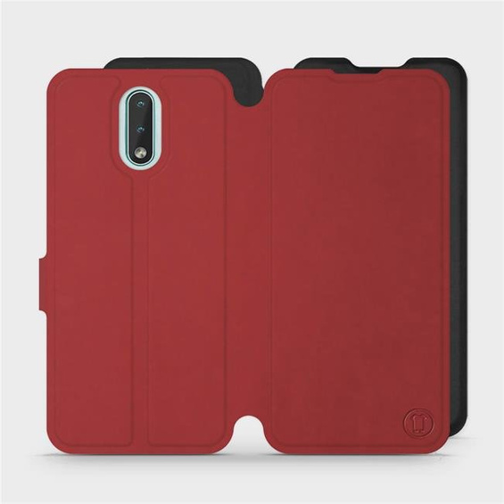 Phone Case Nokia 2.3 - Design Dark Red with Black