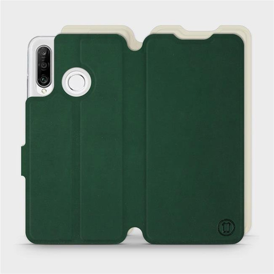 Phone Case Huawei P30 Lite - Design Green with Platinum