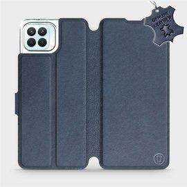 Hülle für OPPO Reno 4 Lite - Farbe Blue Leather