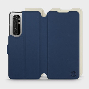 Phone Case Xiaomi Mi Note 10 Lite - Design Navy with Platinum