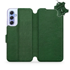 Phone Case Samsung Galaxy A34 5G - Design Green Leather