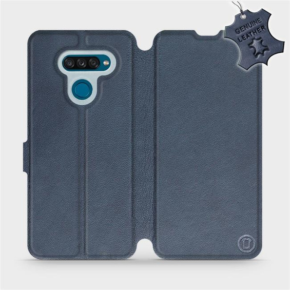 Hülle für LG K50S - Farbe Blue Leather