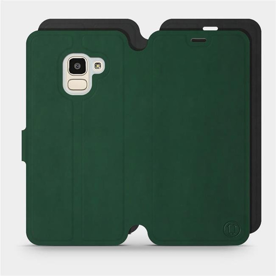 Phone Case Samsung Galaxy J6 2018 - Design Green with Black