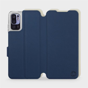 Phone Case Xiaomi Redmi Note 10 5G - Design Navy with Platinum