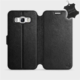Phone Case Samsung Galaxy J5 2016 - Design Black Leather