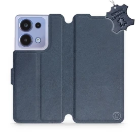 Phone Case Xiaomi POCO M6 Pro - Design Blue Leather
