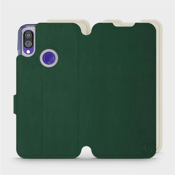 Phone Case Xiaomi Redmi Note 7 - Design Green with Platinum