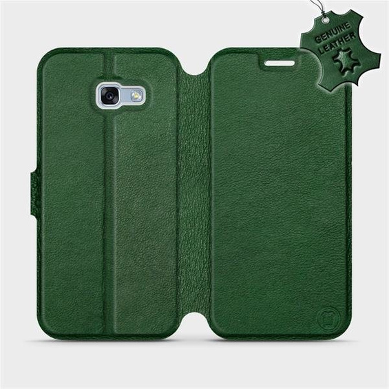 Phone Case Samsung Galaxy A5 2017 - Design Green Leather