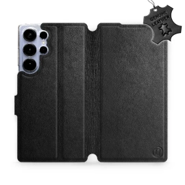 Hülle für Samsung Galaxy S25 Ultra - Farbe Black Leather
