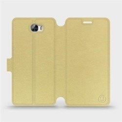 Etui do Huawei Y6 II Compact - wzór Gold&Orange