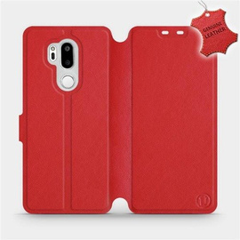 Phone Case LG G7 ThinQ - Design Red Leather